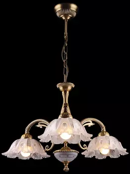 Подвесная люстра Eurosvet 89376 89376/3 античная бронза