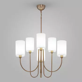 Подвесная люстра Eurosvet Abbey 60164/6 латунь
