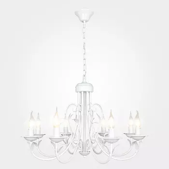 Подвесная люстра Eurosvet Афина 60050/8 глянцевый белый