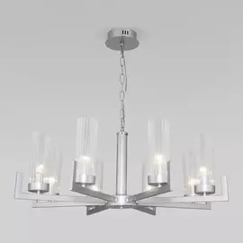 Подвесная люстра Eurosvet Arganie 60133/8 серебро