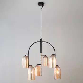 Подвесная люстра Eurosvet Armony 70054/6 перламутровое золото