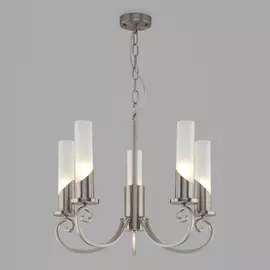 Подвесная люстра Eurosvet Banci 60117/5 никель