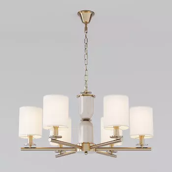 Подвесная люстра Eurosvet Caprera 60146/6 латунь