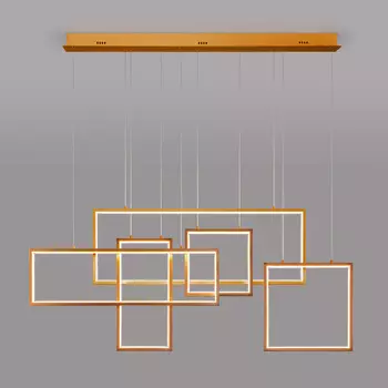 Подвесная люстра с пультом Direct Eurosvet 90178/5 золото