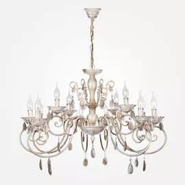 Подвесная люстра Eurosvet Galatea 10009/12 белый с золотом