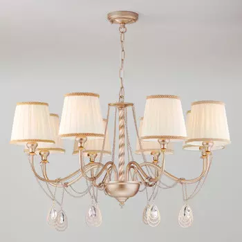 Подвесная люстра Eurosvet Enzo 60068/8 перламутровое золото