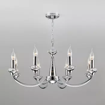 Подвесная люстра Eurosvet Garda 60096/8 хром