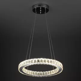 Подвесная светодиодная люстра Грация Eurosvet 90023/1 хром