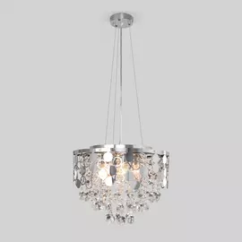 Подвесная люстра Eurosvet Lianna 10123/6 хром/прозрачный хрусталь Stro