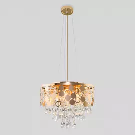 Подвесная люстра Eurosvet Lianna 10123/6 золото/прозрачный хрусталь St