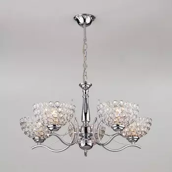 Подвесная люстра Eurosvet Mirage 30119/5 хром