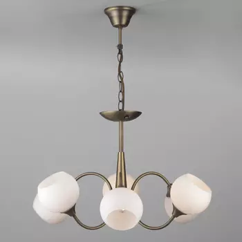 Подвесная люстра Eurosvet Nola 60071/6 античная бронза