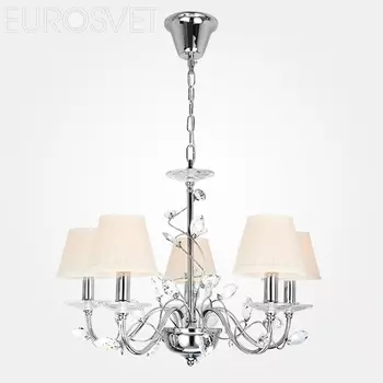 Подвесная люстра Eurosvet Персия 60041/5 хром