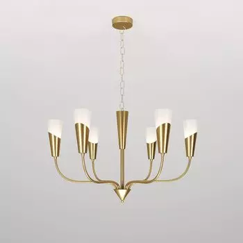 Подвесная люстра Eurosvet Rhyton 60167/6 латунь