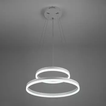 Подвесная люстра Eurosvet Saturn 90078/2 белый 64W