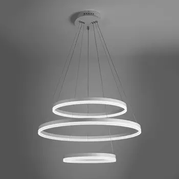 Подвесная люстра Eurosvet Saturn 90078/3 белый 114W