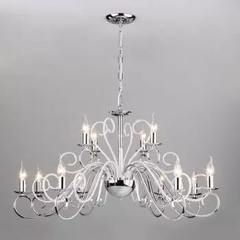 Подвесная люстра Eurosvet Silva 60090/12 хром