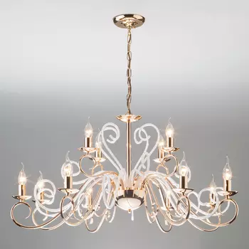 Подвесная люстра Eurosvet Silva 60090/12 золото