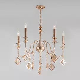 Подвесная люстра Eurosvet Telao 10120/5 золото/тонированный хрусталь S