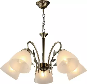Подвесная люстра ID lamp Milana 272/5-Oldbronze