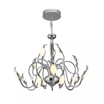 Подвесная люстра ID lamp Oktopia 295/18-LEDChrome