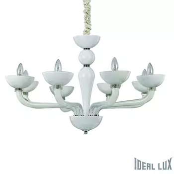 Подвесная люстра Ideal Lux Casanova CASANOVA SP8 BIANCO