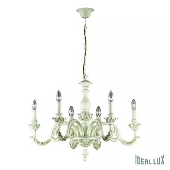 Подвесная люстра Ideal Lux Giglio GIGLIO SP6 BIANCO