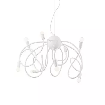 Подвесная люстра Ideal Lux Multiflex MULTIFLEX SP8 BIANCO