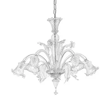 Подвесная люстра Ideal Lux Rialto RIALTO SP5 TRASPARENTE