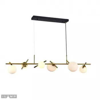 Подвесная люстра iLamp Golden 2134-6L BR+MBK