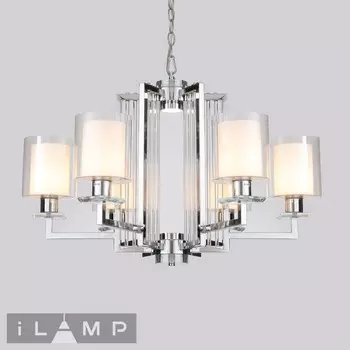 Подвесная люстра iLamp King RM6201-6 CR+CL