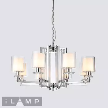 Подвесная люстра iLamp King RM6201-8 CR+CL