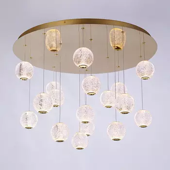 Подвесная люстра Delight Collection MD20001012 MD20001012-17A gold