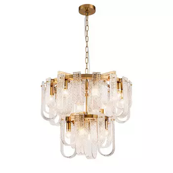 Подвесная люстра Indigo Brina V000365 12027/12P Brass