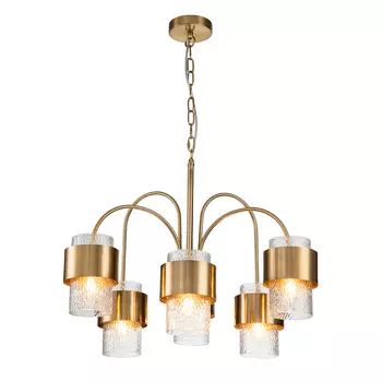 Подвесная люстра Indigo Eleganza 12019/A/6P Brass V000322