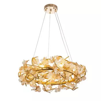 Подвесная люстра Indigo Splendore V000420 11042/8P Gold