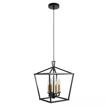 Подвесная люстра ЭкономСвет 10276 10276/4BK+GD