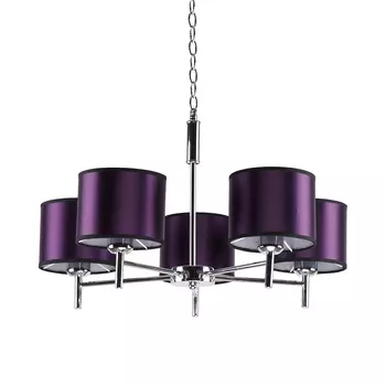 Подвесная люстра ЭкономСвет 41083 41083/5CR PUR