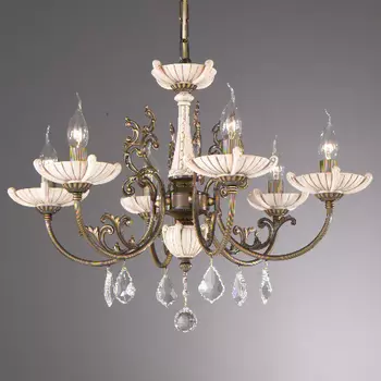 Подвесная люстра La Lampada 590 L 590/6.40 Ceramic Antique