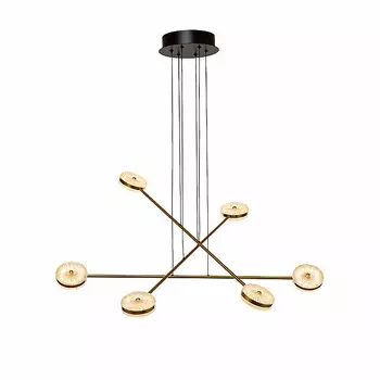 Подвесная люстра Lamplandia L1409 WOOKEY, LED (6*2)*5W