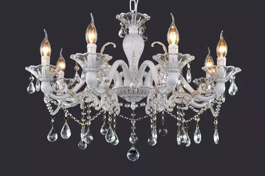 Подвесная хрустальная люстра Madlen Lamplandia L1086-8 MADLEN, E14*мак