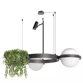 Подвесная люстра Loft It Jardin 10121/2 Dark grey