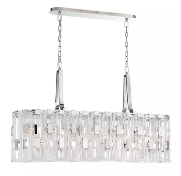Подвесная хрустальная люстра Virginia Lucia Tucci Virginia 1371.9 chro