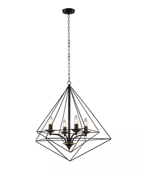 Подвесная люстра Lumien Hall Аркон 4020/4P-BK-GD