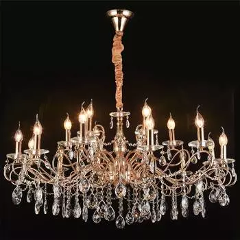 Подвесная хрустальная люстра Юнона Lumien Hall 0016/18P-FGD