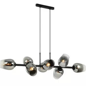 Подвесная люстра Lumien Hall Меган 4036/8P-BK-CR