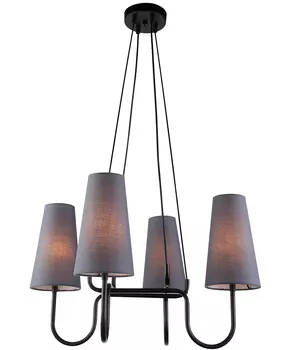 Подвесная люстра Lumien Hall Сиринга 4006/4P-BK-GR-BL