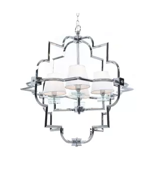 Подвесная люстра Lumina Deco Baltimore LDP 8020-4 CHR+WT