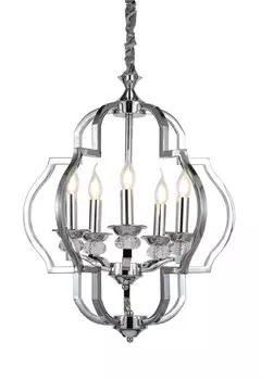 Подвесная люстра Lumina Deco Cesaro LDP 17078-5 CHR