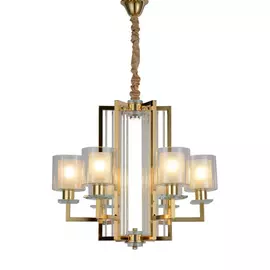 Подвесная люстра Lumina Deco Manhattan LDP 8012-6 F.GD